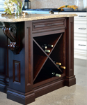 Cross Wine Rack Cabinet